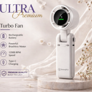 Ultra Premium Portable Turbo Fan | Li 1800mAh Power